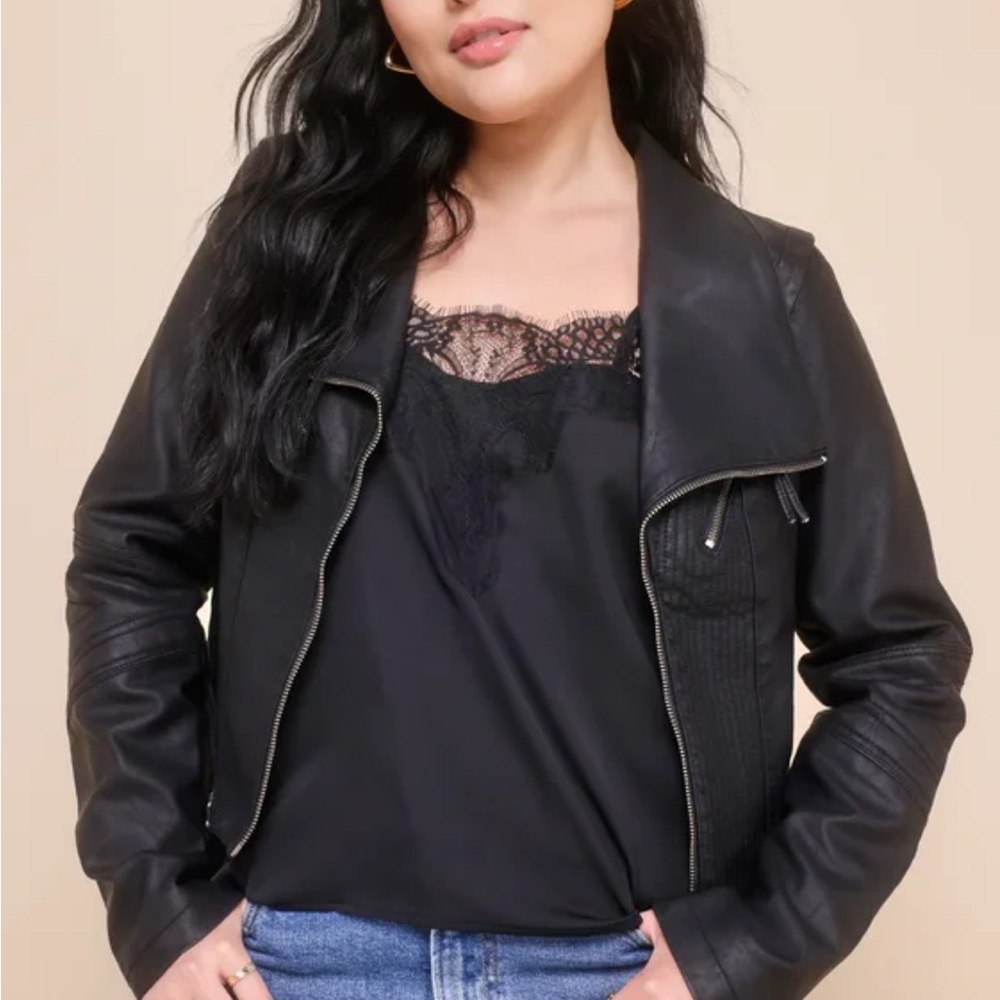 Lulu’s Black Leather Jacket